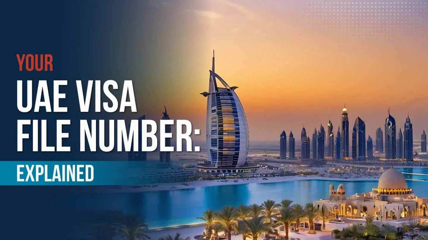 UAE visa file number system