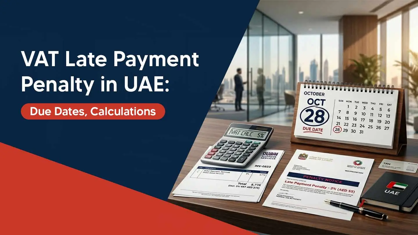 UAE VAT Late Payment Penalties in 2026: Due Dates, Calculation